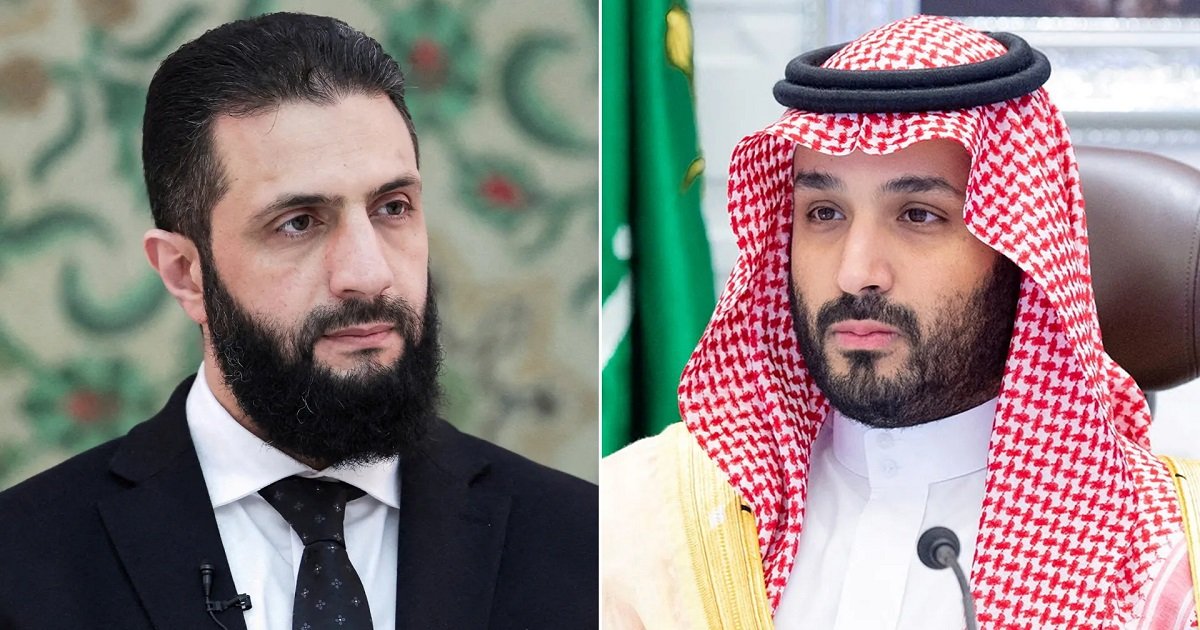 ولي العهد السعودي يؤكد للشرع التزام المملكة  بدعم أمن سوريا واستقرارها