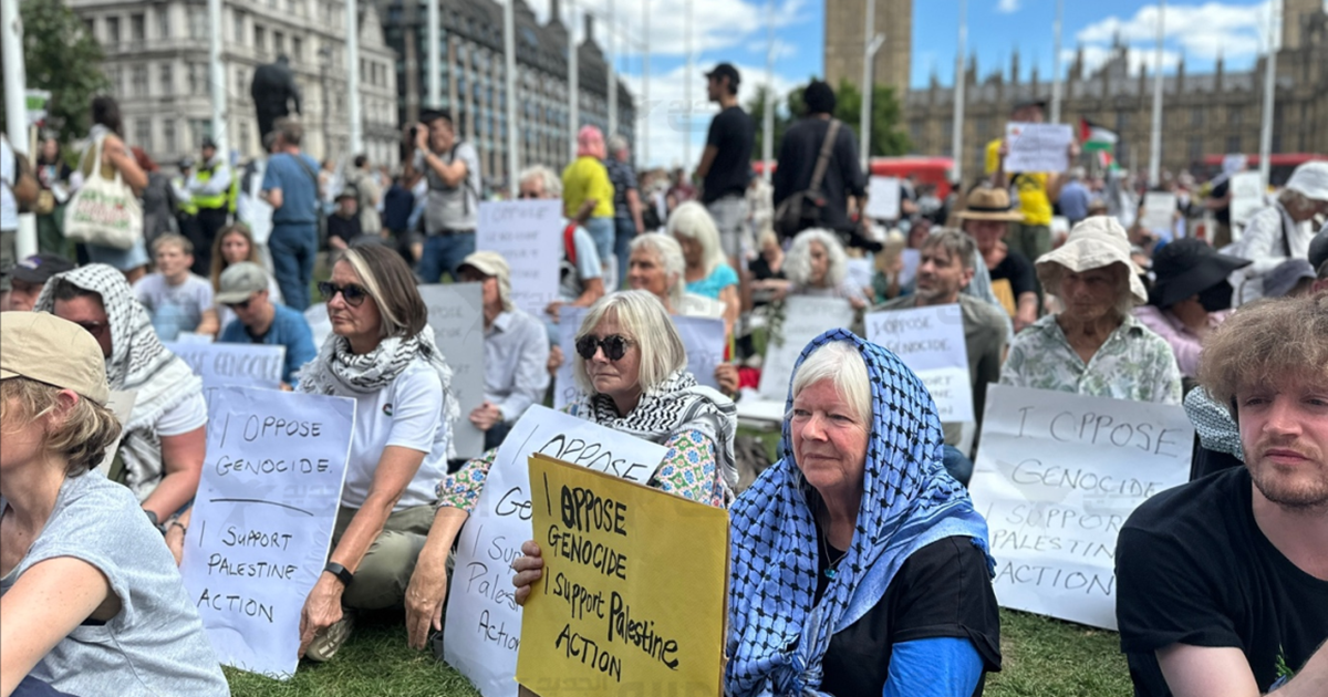 ألف بريطاني يتحدّون تجريم "بالستاين أكشن" في لندن بعصيان مدني جديد