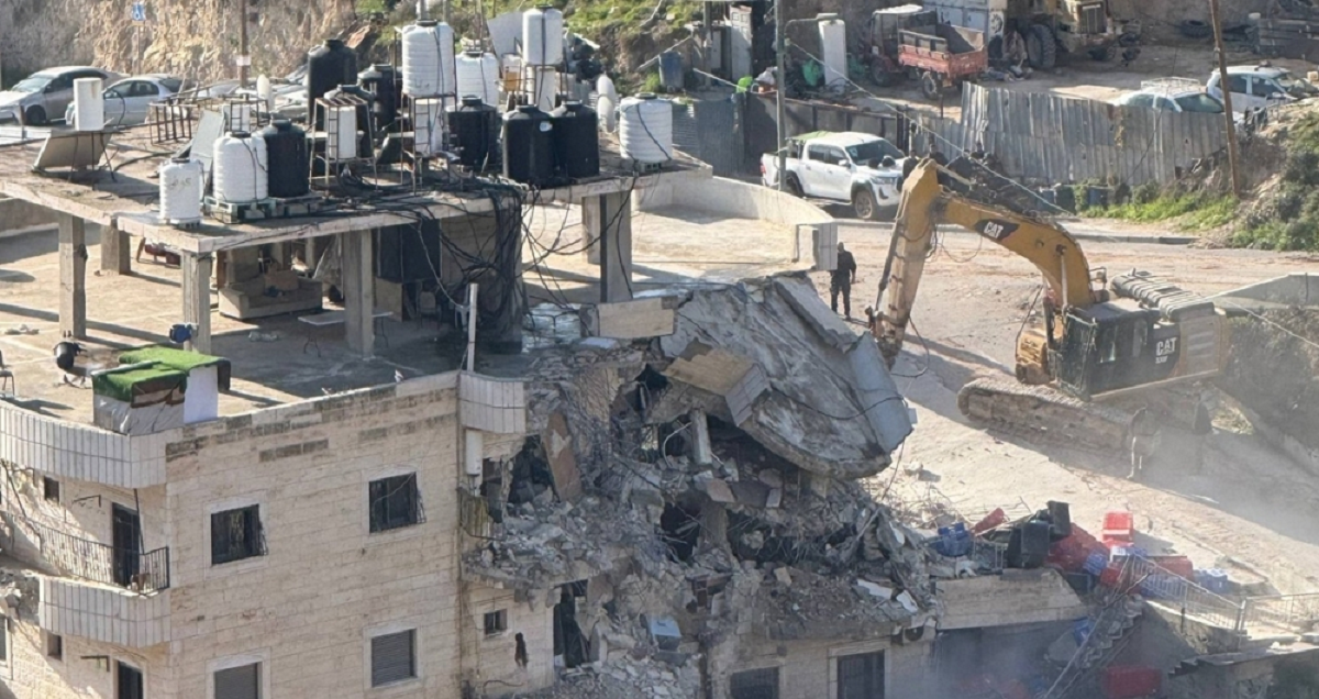 المؤتمر الوطني الشعبي للقدس : عملية الهدم في سلوان جزء من الحرب الاسرائيلية الشاملة على المدينة المقدسة 