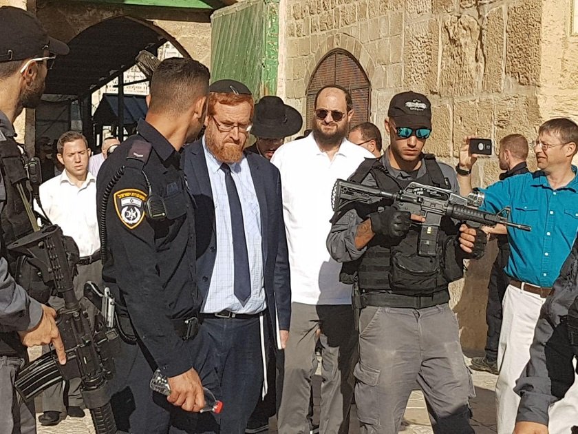 المتطرف "غليك" يقود اقتحام المستوطنين للمسجد الأقصى