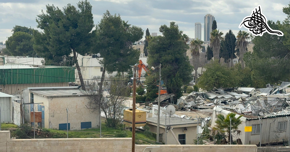 المؤتمر الوطني الشعبي للقدس : هدم إسرائيل مباني "الاونروا" في الشيخ جراح خطوة متقدمة لتصفية قضية اللاجئين وحق العودة .. واستخفاف بالمجتمع الدولي 