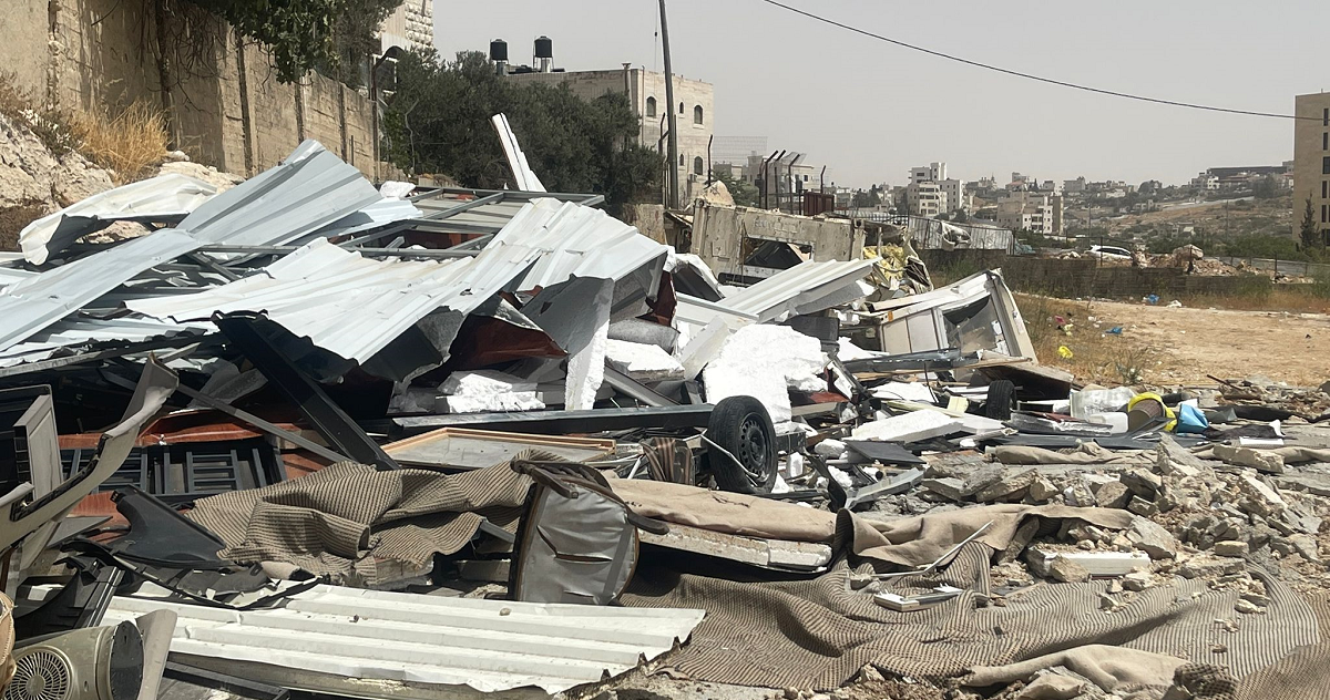 هدم منزل في بيت حنينا وتشريد ساكنيه 