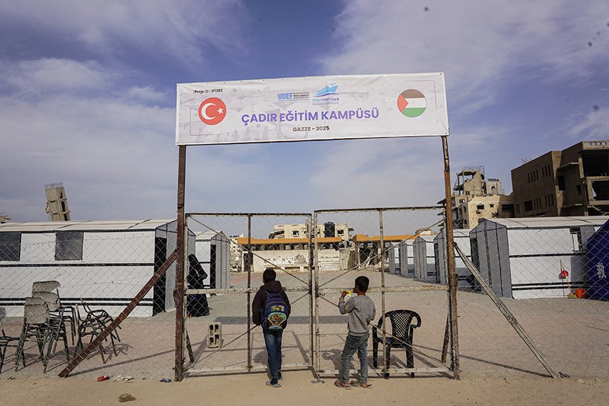 "مافي مرمرة" التركية تفتتح مدرسة وروضة تعليمية في غزة