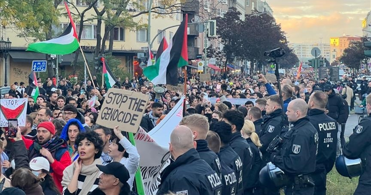 الشرطة الألمانية تمنع استكمال مسيرة داعمة لفلسطين في برلين