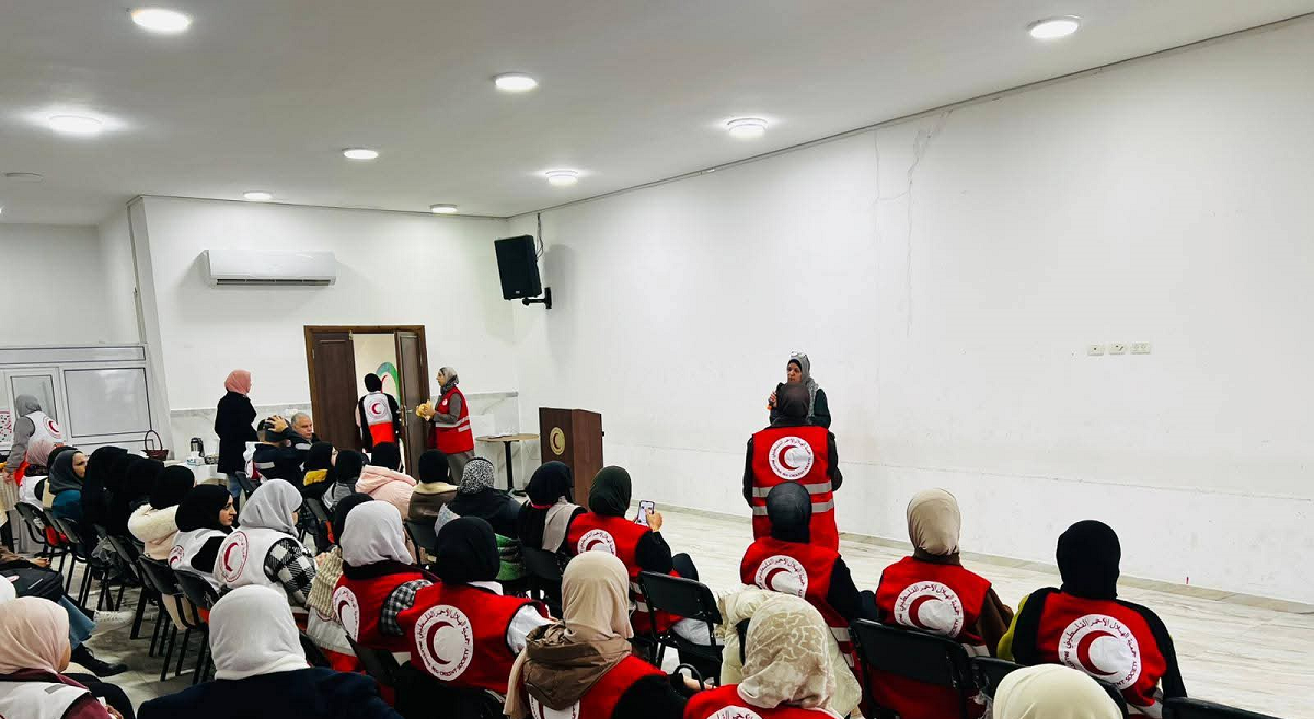 جمعية الهلال الاحمر في سلفيت تحيي اليوم العالمي للتطوع 