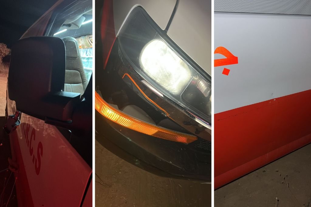 مستوطنون  يعتدون على مركبة إسعاف جنوب نابلس