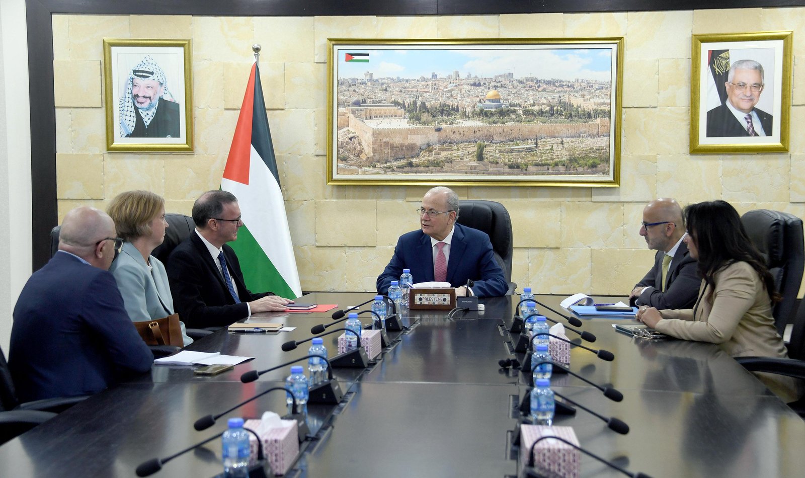 رئيس الوزراء يبحث مع ممثل برنامج الأمم المتحدة الإنمائي جهود الإغاثة في غزة