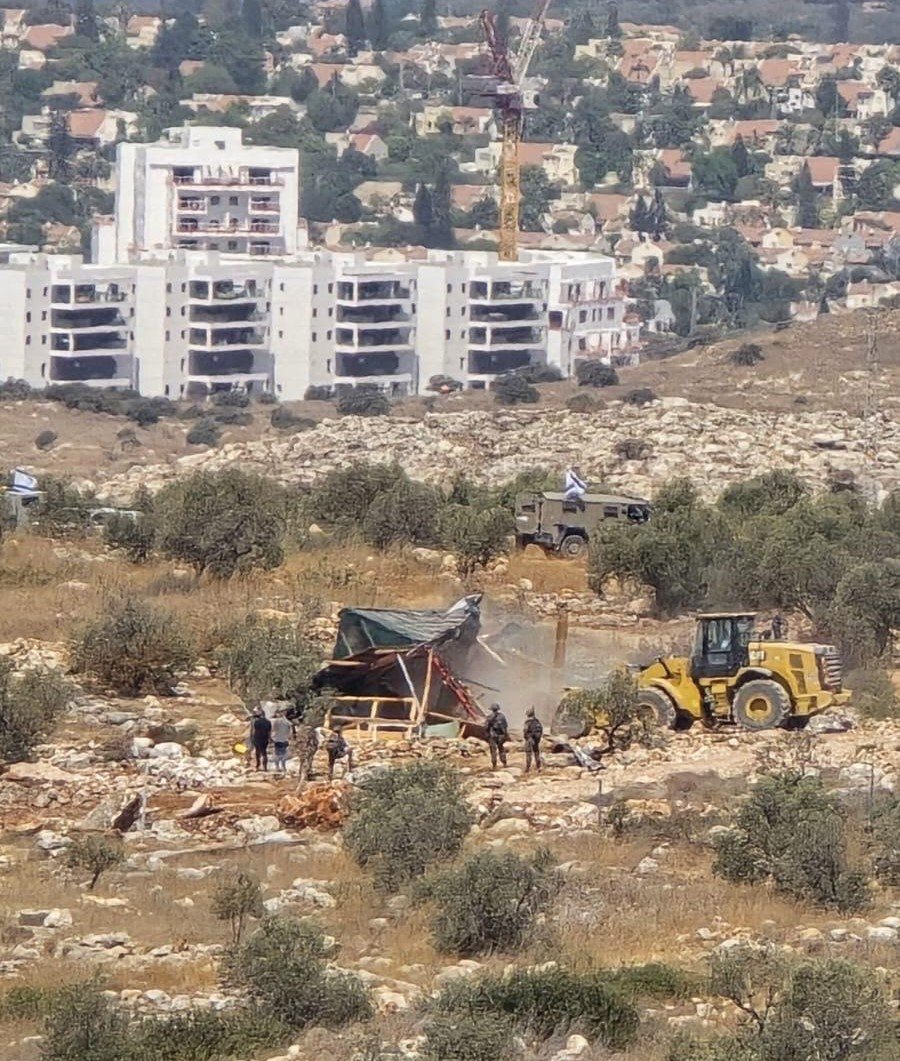 الاحتلال يهدم غرفة زراعية في واد فوكين 