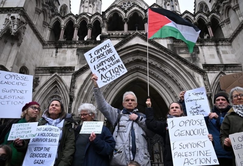 المحكمة العليا في بريطانيا تنظر في طعن على حظر مفروض على حركة فلسطين أكشن