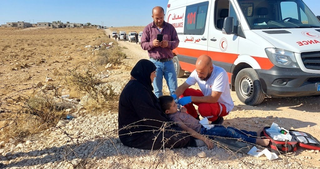 إصابات في هجوم المستوطنين على  منطقة حوارة بمسافر يطا 