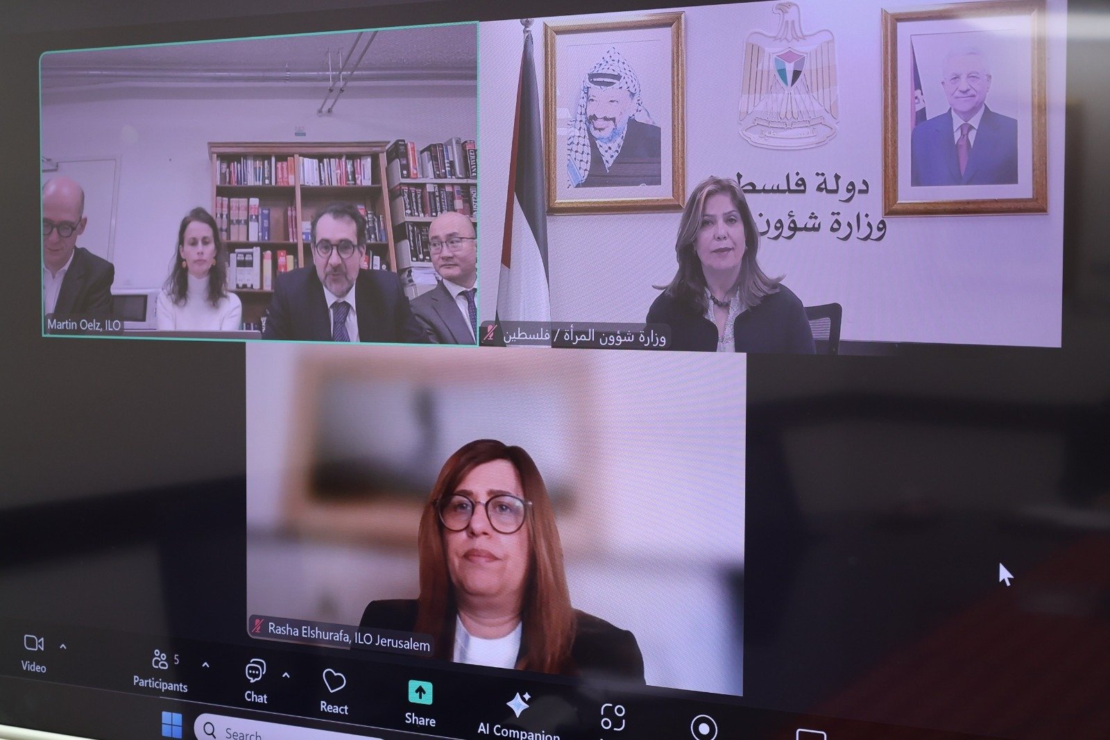 وزارة شؤون المرأة ومنظمة العمل الدولية تبحثان واقع النساء العاملات في فلسطين