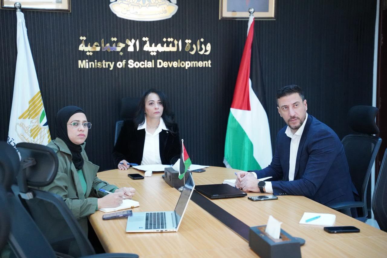 وزيرة التنمية الاجتماعية تبحث مع منظمة العمل الدولية واقع الحماية الاجتماعية في فلسطين