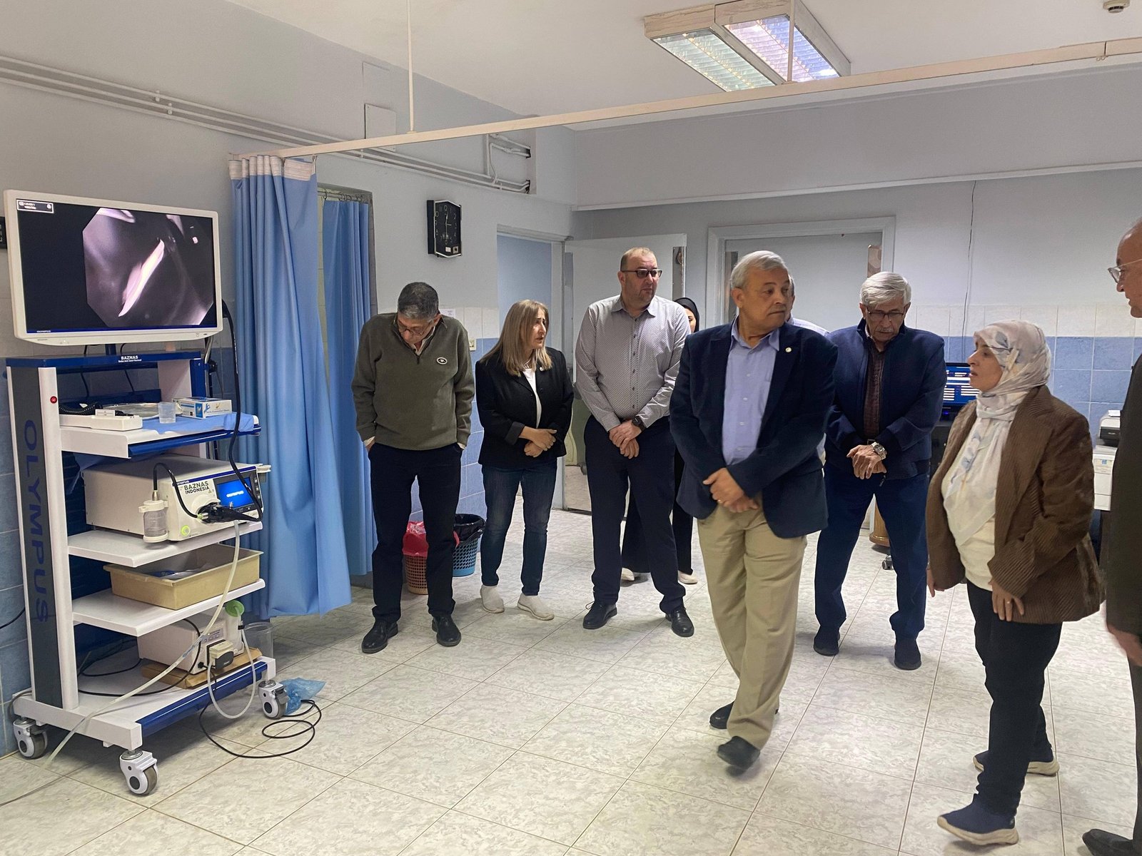 الخطيب  يزور فرع جمعية الهلال الاحمر  في القاهرة ويفتتح مركز المناظير والجهاز الهضمي