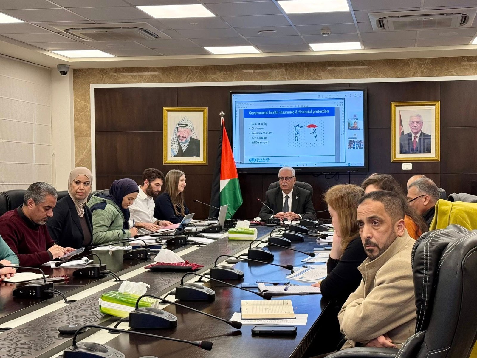 "الصحة" ومنظمة الصحة العالمية تبحثان آليات تطوير التأمين الصحي الحكومي