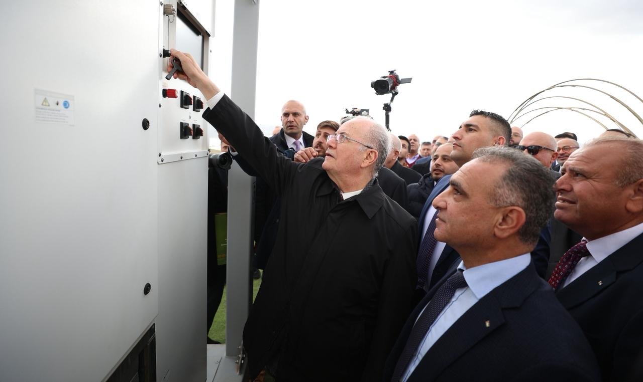 افتتاح أكبر محطة للطاقة الشمسية في فلسطين "نور طوباس" بقدرة 24 ميغاواط