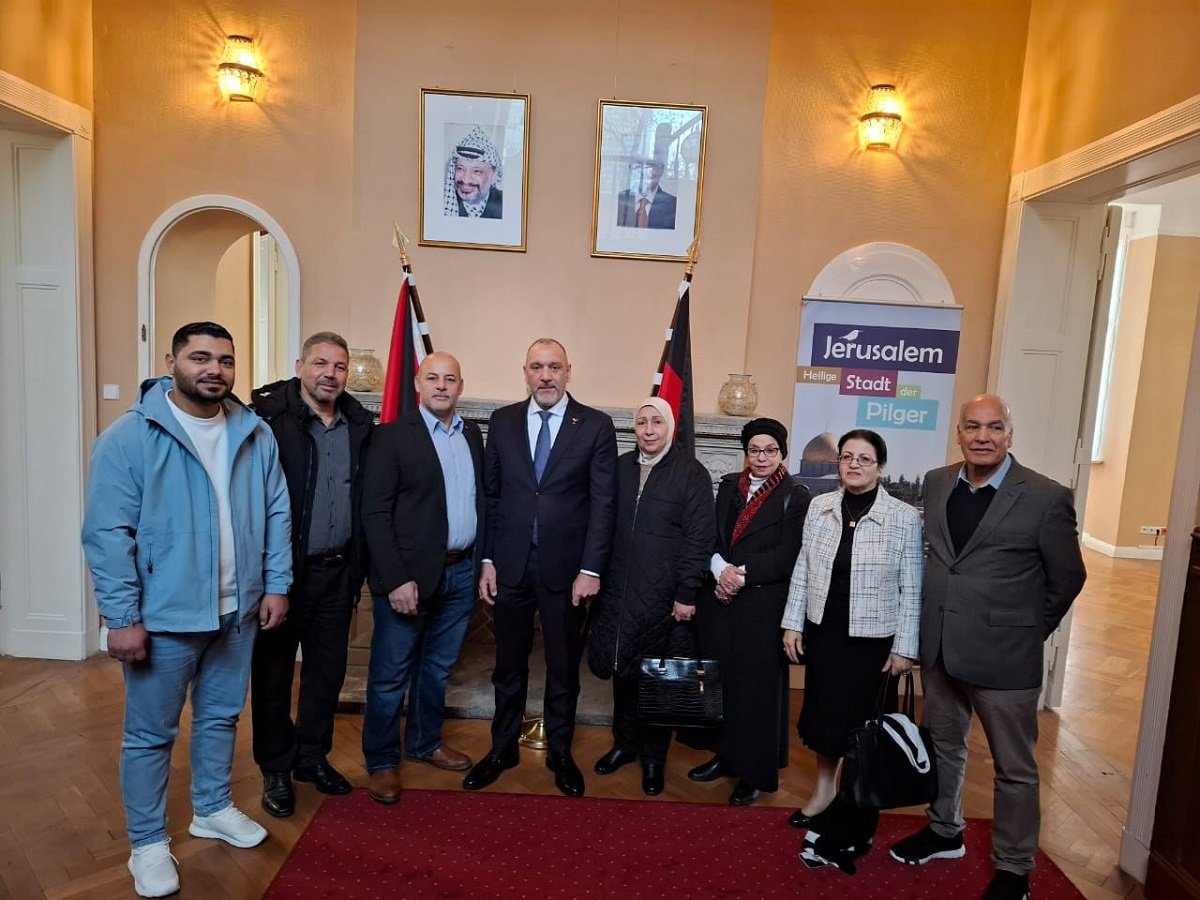 رئيسة اتحاد المرأة بالسويد تؤكد اهمية تكثيف الجهود الشعبية خلال فعالية للتضامن مع شعبنا ببرلين 