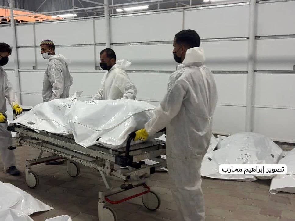 الصحة في غزة   تتسلم 15 جثمانا  عبر  الصليب الأحمر 