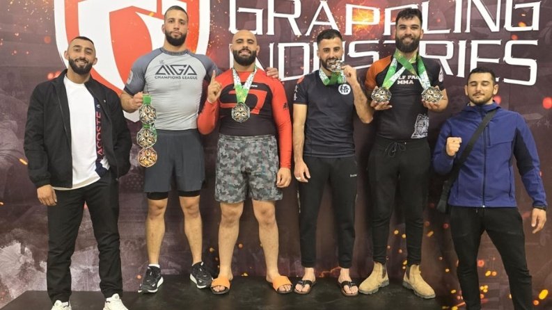  9 ميداليات ملونة لفلسطين في بطولتيّ جورجيا وأبو ظبي للجوجيتسو