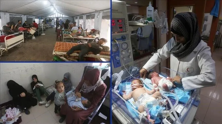 أكسجين مشافي غزة ينفذ ويهدد حياة الاطفال الخدج